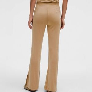 NWT Lululemon Drapey Softstreme Flared Pant - Filbert Tan Size xxxs